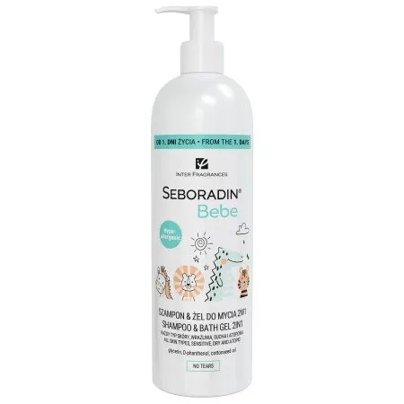 Seboradin Bebe, szampon-żel do mycia 2w1, 500ml