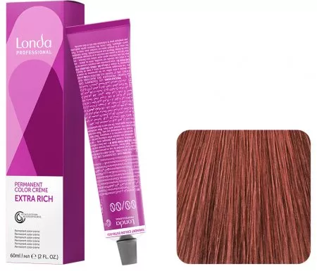 Londa Color Permanent, farba do włosów, 6/4, 60ml