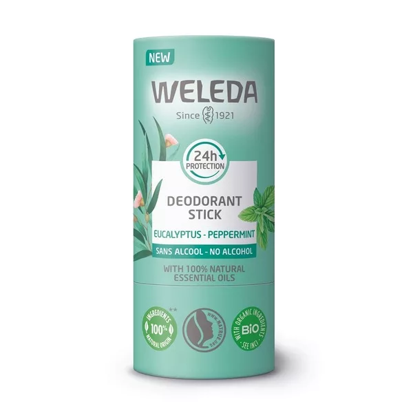 Weleda Dezodorant w sztyfcie eukaliptus-mięta pieprzowa 50g (W)