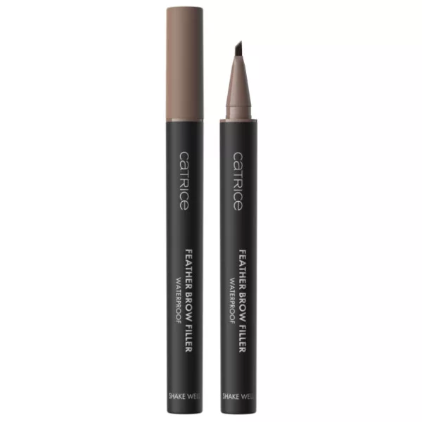 Catrice Feather Brow Filler, wodoodporny pisak do brwi, 020 Medium Brown