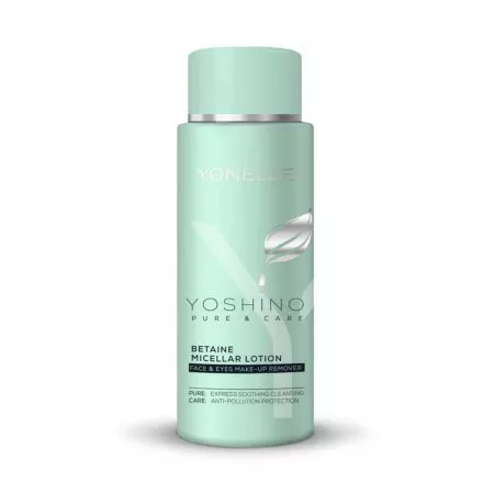 Yonelle Yoshino Pure&Care, Betaine Micellar Lotion, betainowy płyn micelarny, 400ml
