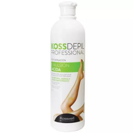 Kosswell Kosswellsdepil Emulsion Ácida, łagodząca emulsja do ciała po depilacji, 500ml