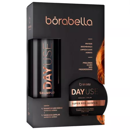 Borabella Day Use zestaw, maska + szampon po zabiegu nanoplastii, botoksu lub bioplastii, 300g+300ml