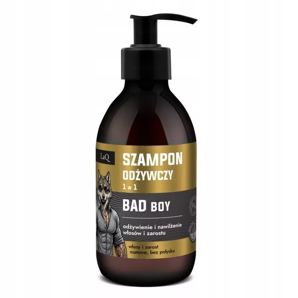 LaQ Bad Boy, szampon 1w1 odżywczy, 300ml