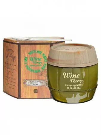 Holika Holika Wine Therapy, maseczka całonocna z białym winem, 120ml