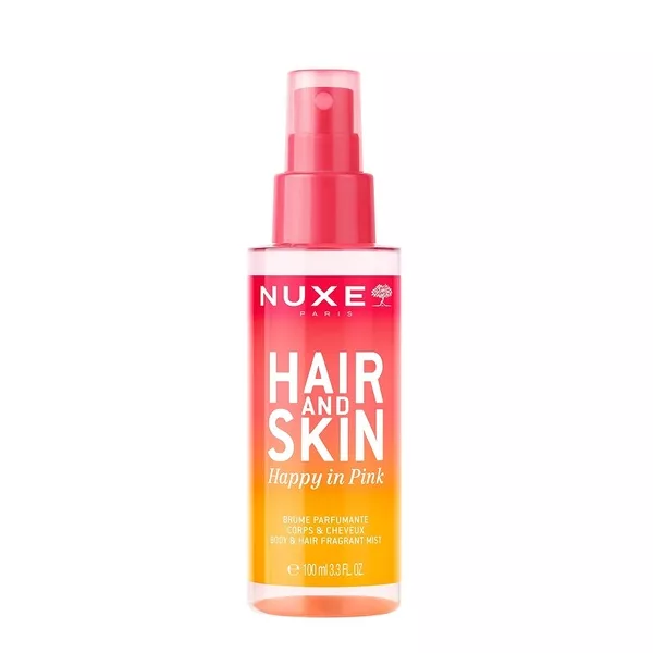 Nuxe Hair and Skin nawilżająca mgiełka do ciała i włosów Happy in Pink 100ml