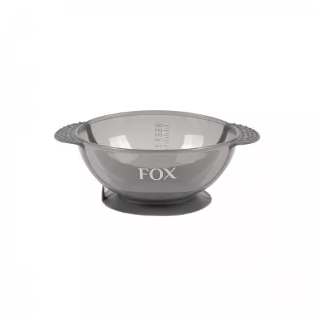Fox Earth Colors, miseczka z silikonową przyssawką, szara, uniwersalna, elegancka, trwała