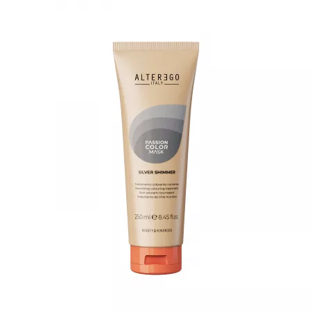 Alter Ego Passion Color Mask, maska koloryzująca z olejkiem, silver shimmer, 250ml