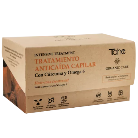 Tahe Organic Care, Tricology, Intensive Treatment, ampułki przeciw wypadaniu włosów, 15x5ml