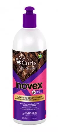 Novex My Curls Soft, odżywka bez spłukiwania do włosów lekko kręconych, 500g
