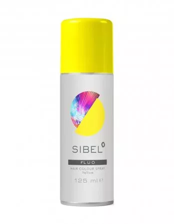 Sibel, koloryzujący spray do włosów, 125ml, neonowy żółty