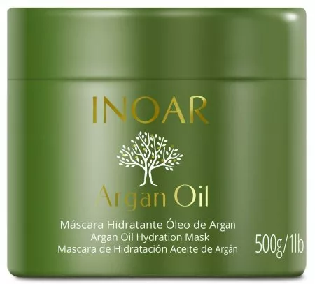 INOAR Argan Oil, maska wygładzająca, 500g
