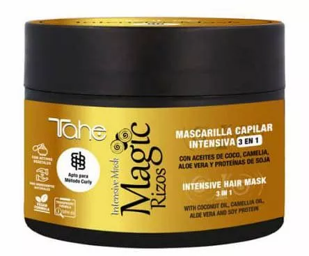 Tahe Magic Rizos, intensywna maska do włosów kręconych 3w1, 300ml