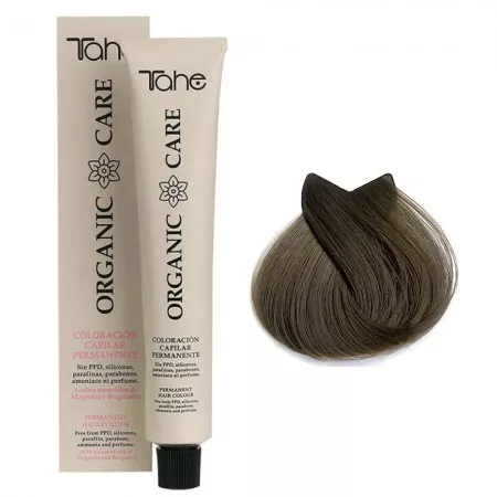 Tahe Organic Care, organiczna farba do włosów bez amoniaku, 7.31, 100ml