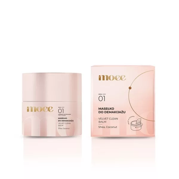Moee Velvet Clean Balm, delikatne masełko do demakijażu, 40g
