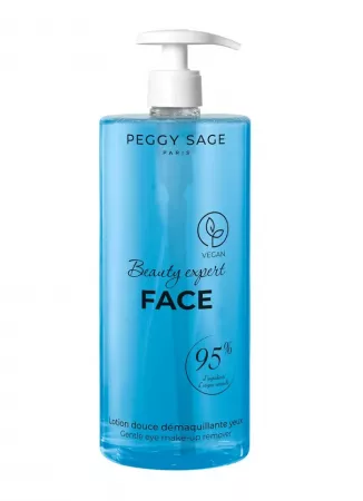 Peggy Sage, delikatny płyn do demakijażu z ekstraktem z chabra, 1000ml