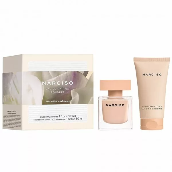 Narciso Rodriguez Narciso Poudree zestaw woda perfumowana spray 30ml + balsam do ciała 50ml (W)