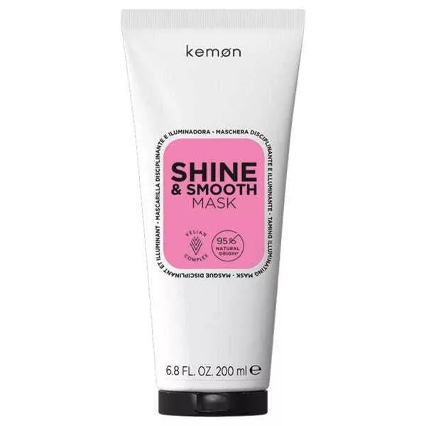 Kemon Shine&Smooth, maska wygładzająca i rozświetlająca, 200ml