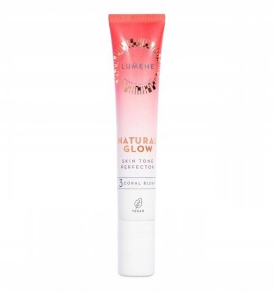 Lumene Skin Tone Perfector Natural Glow, róż w kremie, 3 Coral Blush, 30ml