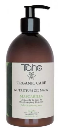 Tahe Organic Care, maska regenerująca do włosów grubych i suchych z olejem arganowym, 500ml