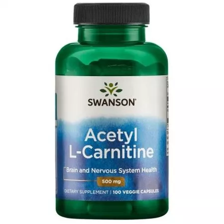 Swanson ALC (Acetyl l-karnityna) 500mg 100vcaps