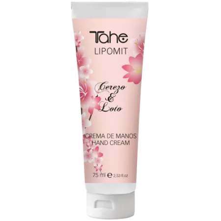 Tahe Lipomit, krem do rąk wiśnia i lotos, 75ml