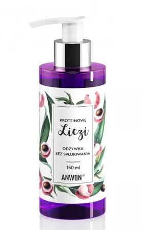 Anwen, regenerująca odżywka bez spłukiwania, Proteinowe Liczi, 150ml