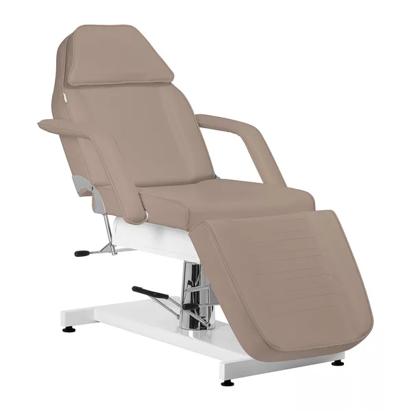 Fotel kosmetyczny hydrauliczny Sillon v2 210 szarobrązowy - dostępny w 48h