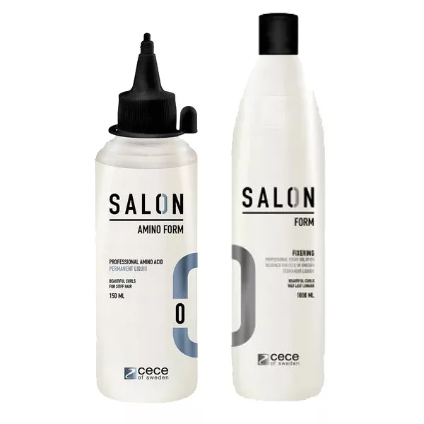 CeCe Form, zestaw do trwałej ondulacji dla włosów odpornych, utrwalacz 1000ml + płyn 0 150ml