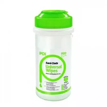 PDI Sani Cloth Universal, chusteczki do dezynfekcji małych powierzchni i sprzętu, 200szt.