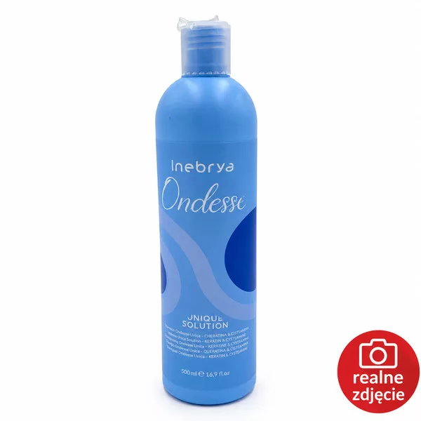 Inebrya Ondesse, Płyn do trwałej z keratyną, wszystkie rodzaje włosów, 500ml - brak zamknięcia