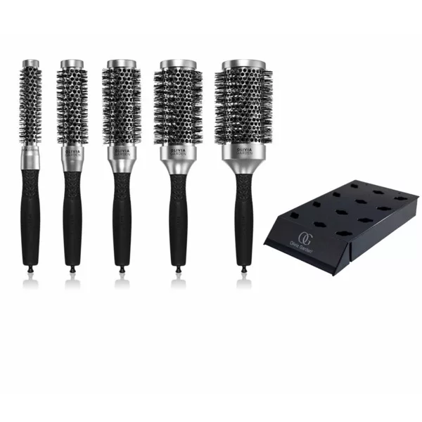 Olivia Garden Essential Blowout Classic Set, szczotki do włosów, 5szt (T15+25+35+45+55)