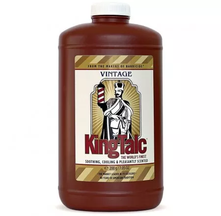 Barbicide King Talc, profesjonalny talk do skóry, Vintage, 200g