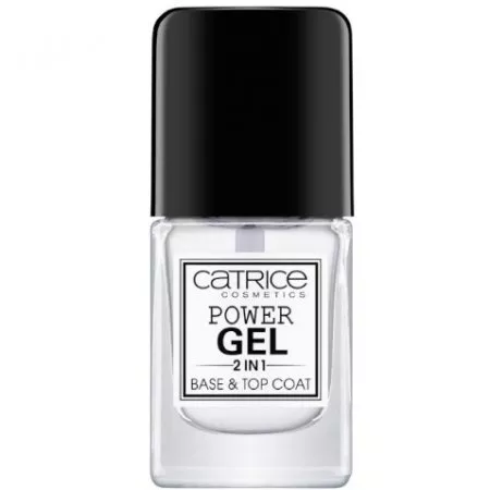 Catrice Power Gel 2in1 Base&Top Coat, baza i lakier nawierzchniowy, 10.5ml