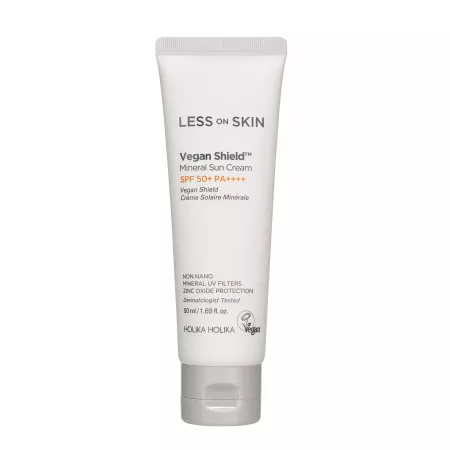 Holika Holika Less on Skin, krem przeciwsłoneczny do skóry wrażliwej, SPF 50+ PA++++, 50ml