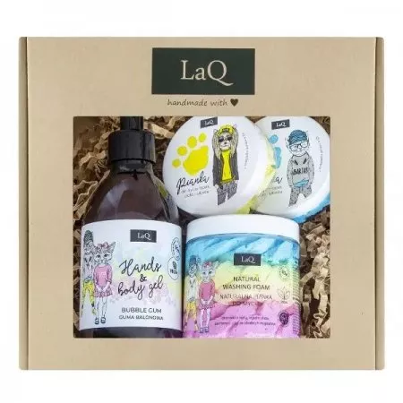 LaQ Guma Balonowa, zestaw do mycia ciała dla dzieci