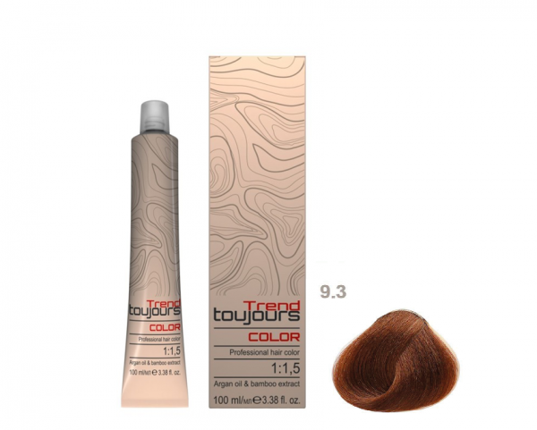 Trend Toujours Professional Color Care, farba do włosów, 9.3, 100ml