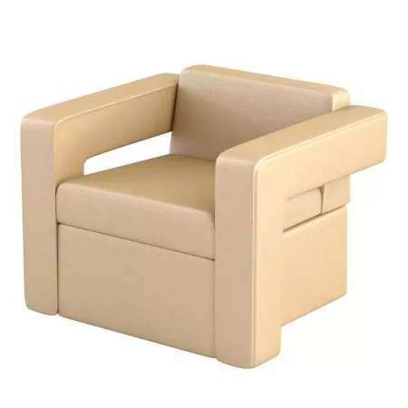 Fotel do poczekalni fryzjerskiej Panda Shine