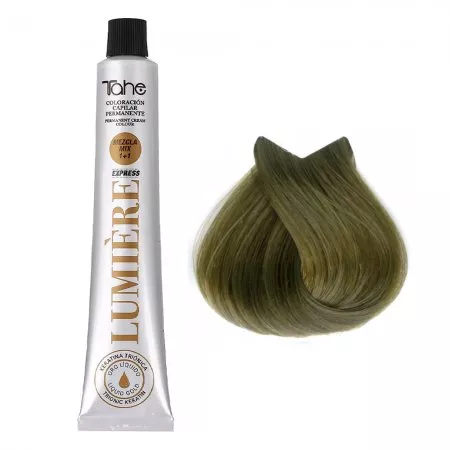 Tahe Lumiere Express, farba do włosów z keratyną i olejkiem arganowym, koloryzacja trwała, 8.0, 100ml