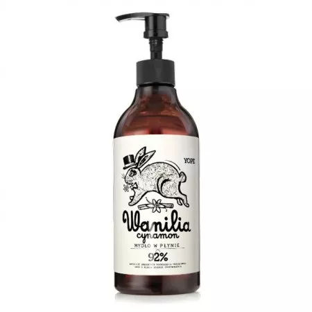 Yope, naturalne mydło w płynie, wanilia i cynamon, 500ml