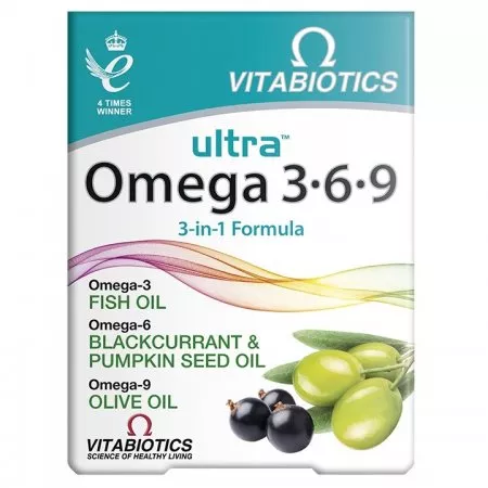 Vitabiotics Ultra Omega 3?6?9 suplement diety 60 kapsułek