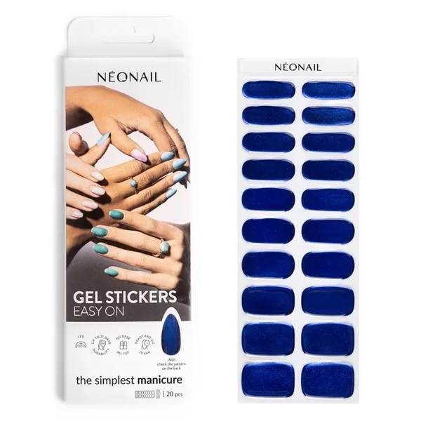 Neonail Easy On, naklejki do paznokci, M01