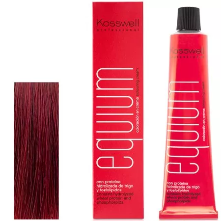 Kosswell Equium Vb1, Profesjonalna farba do włosów, Wibrant karmazynowy, 60ml