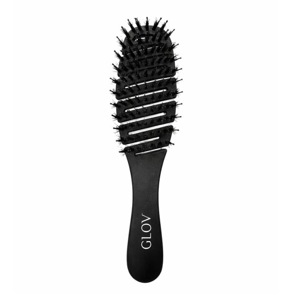 Glov Flexi Fine Glide Detangling Hair Brush for Fine Hair szczotka do rozczesywania delikatnych włosów Black