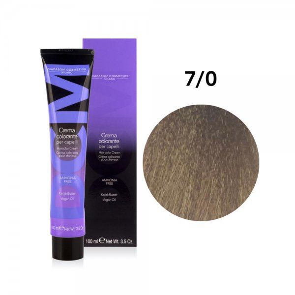 Diapason DCM No Amonia, farba bez amoniaku, 7/0 Naturalny Blond, 100ml