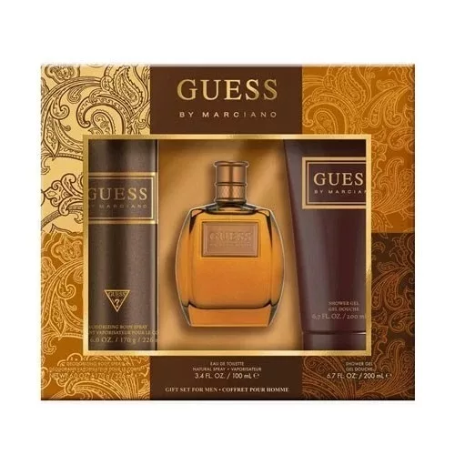 Guess Guess by Marciano zestaw woda toaletowa spray 100ml + żel pod prysznic 200ml + dezodorant spray 226ml (M)