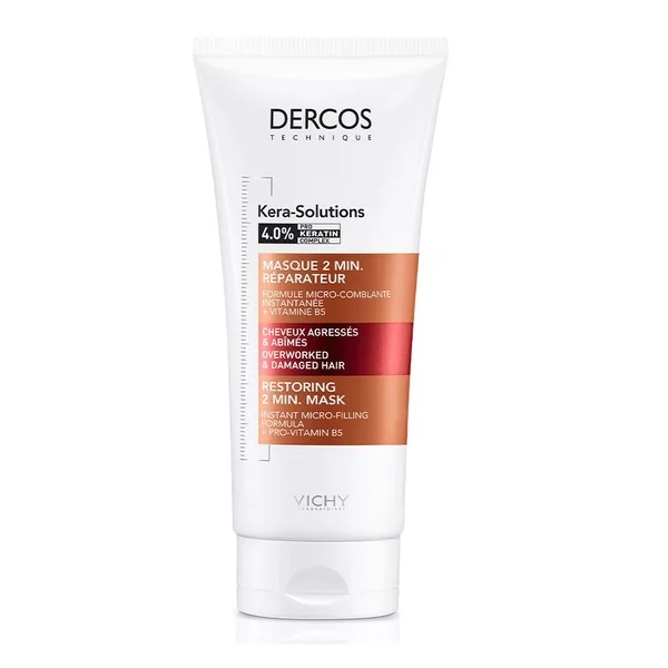 Vichy Dercos Kera-Solutions 2-minutowa maska odbudowująca do włosów suchych i zniszczonych 200ml