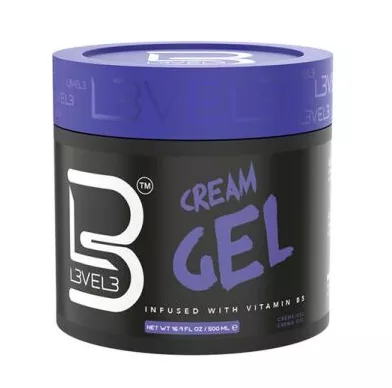 L3VEL3 Cream Gel, kremowy żel do stylizacji, średni chwyt, 500ml