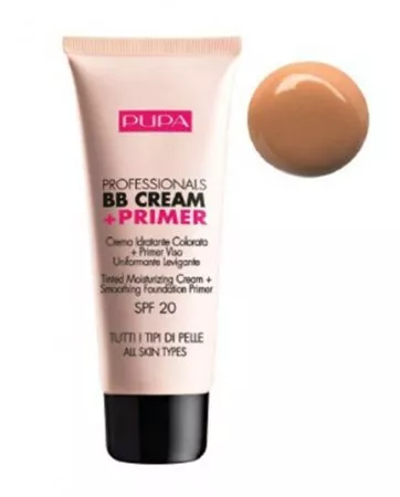 Pupa krem BB, baza, cera tłusta i mieszana, 50ml, 001 Nude