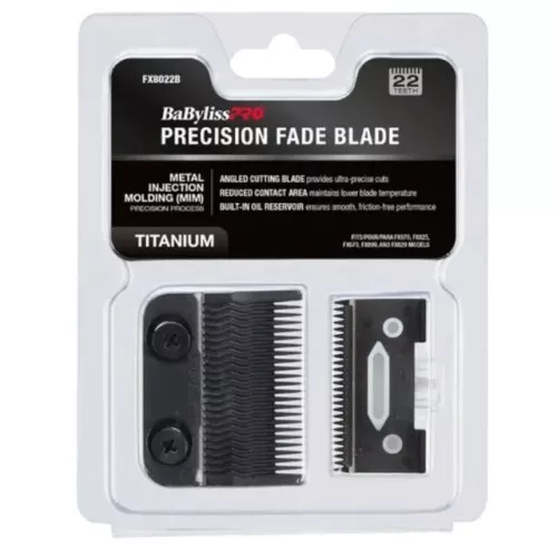 BaByliss PRO Compact LoPRO, ostrze do maszynki, Black Titanium, fade blade, ref.FX8022BE